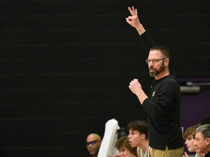 Beaverton Southridge 6A Oregon boys basketball quarterfinal 2024 Taylor Balkom 39